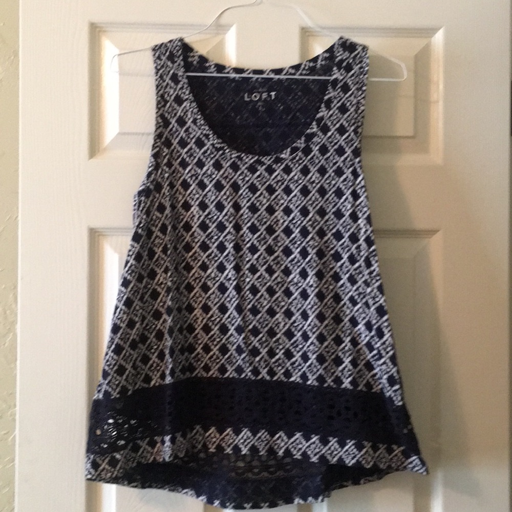 Loft sleeveless blouse